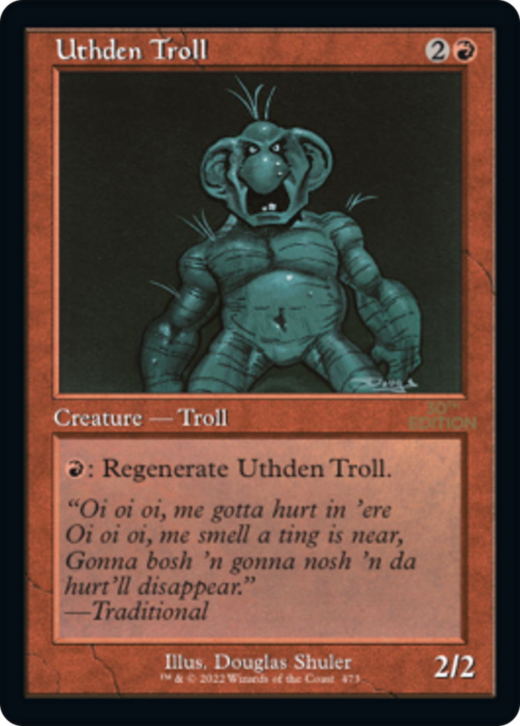 {C} Uthden Troll (Retro) [30th Anniversary Edition][30A 473]