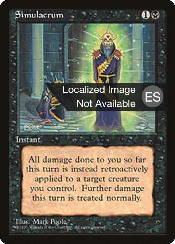 {F} Simulacrum [Fourth Edition (Foreign Black Border)][FBB 4ED 161]