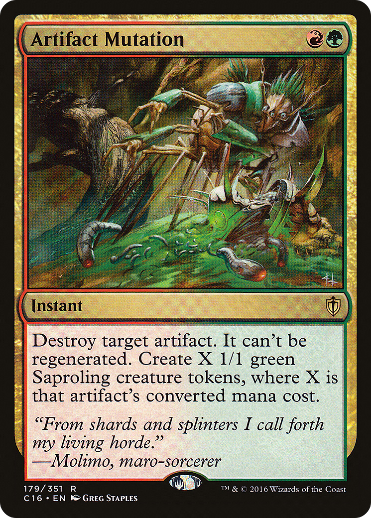 {R} Artifact Mutation [Commander 2016][C16 179]