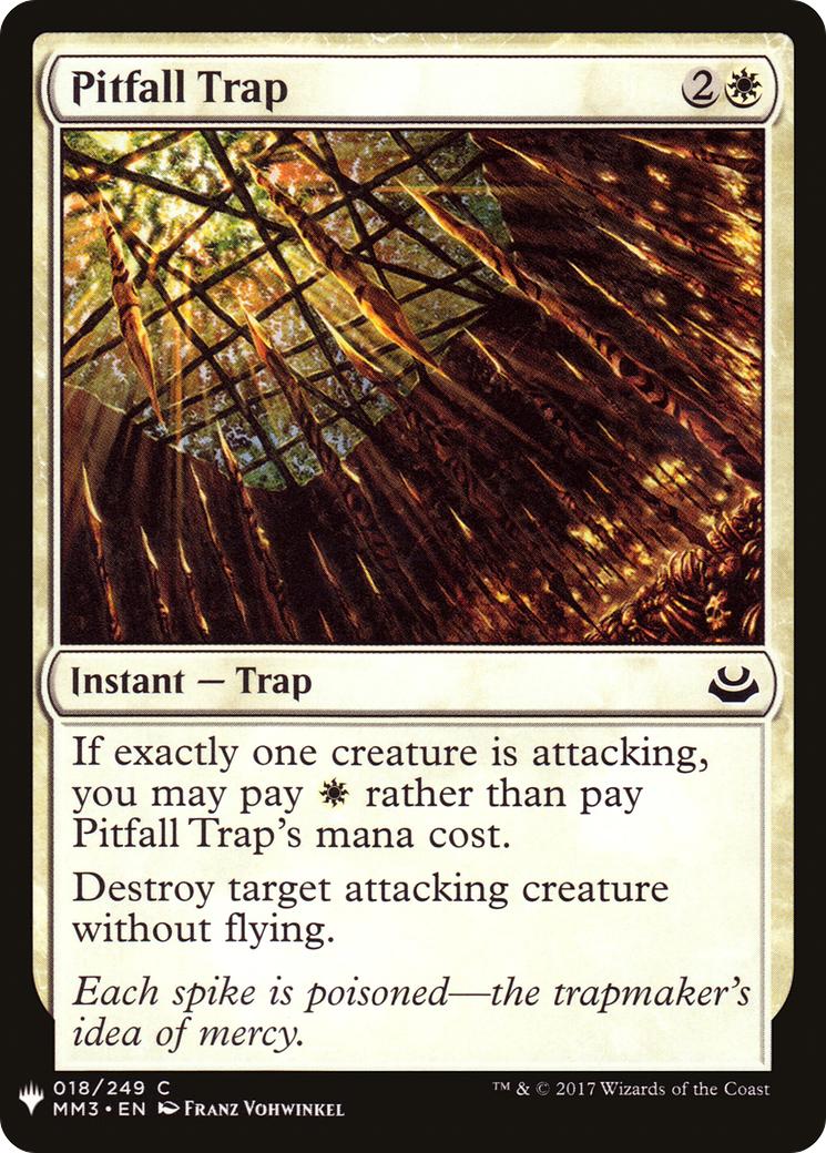 {C} Pitfall Trap [Mystery Booster][LS MM3 018]