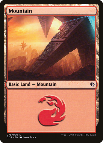 {B}[DDP 075] Mountain (75) [Duel Decks: Zendikar vs. Eldrazi]