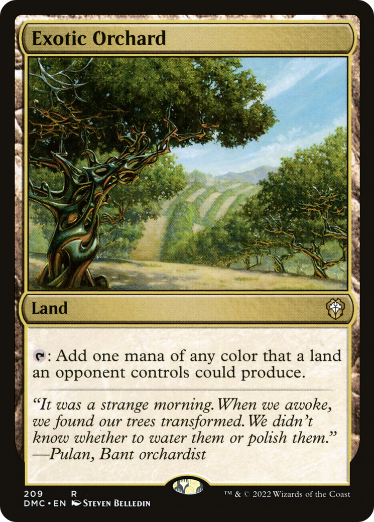 {R} Exotic Orchard [Dominaria United Commander][DMC 209]