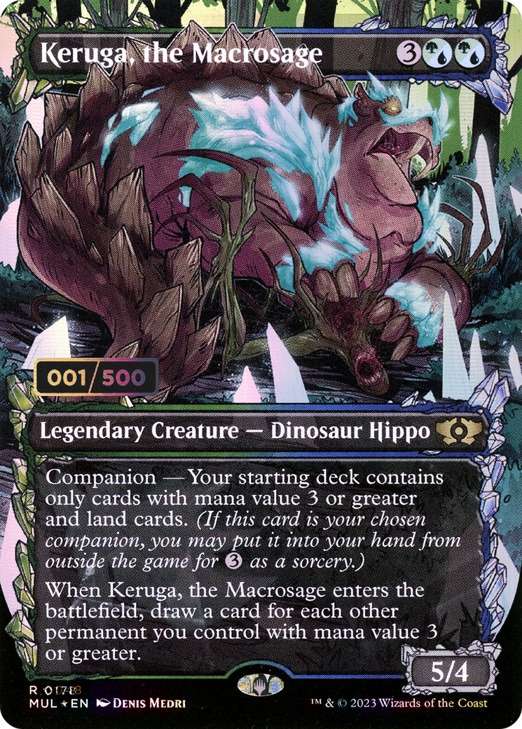 {R} Keruga, the Macrosage (Serialized) [Multiverse Legends][SR MUL 178]
