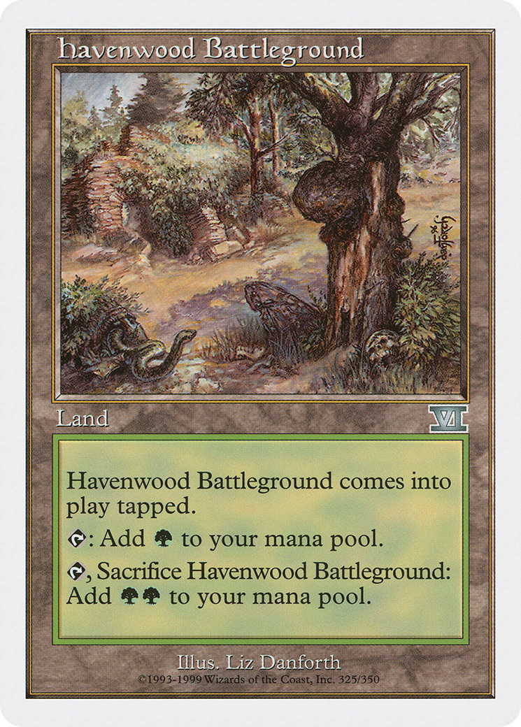 {C} Havenwood Battleground [Classic Sixth Edition][6ED 325]