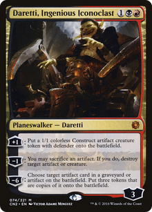 {R} Daretti, Ingenious Iconoclast [Conspiracy: Take the Crown][CN2 074]