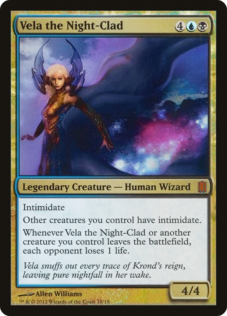 {R} Vela the Night-Clad [Commander's Arsenal][CM1 018] - Misty Mountain Games