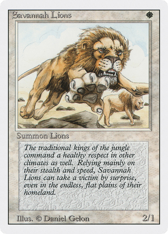 {R} Savannah Lions [Revised Edition][3ED 039]