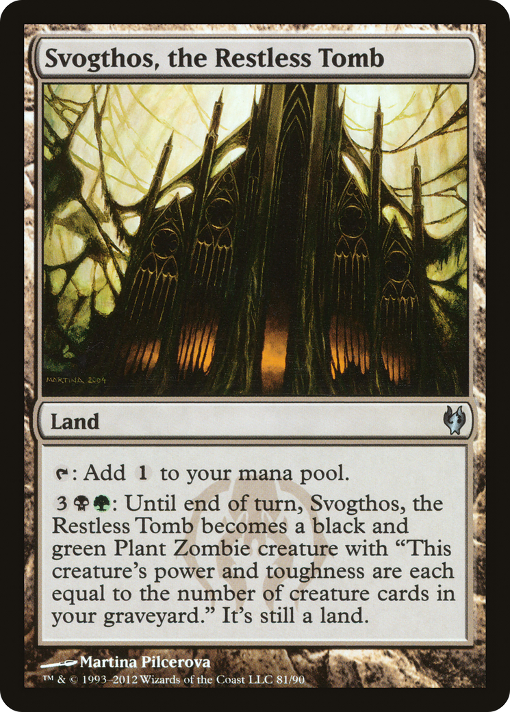 {C} Svogthos, the Restless Tomb [Duel Decks: Izzet vs. Golgari][DDJ 081]