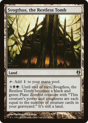 {C} Svogthos, the Restless Tomb [Duel Decks: Izzet vs. Golgari][DDJ 081]