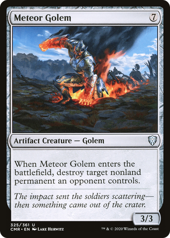 {C} Meteor Golem (325) [Commander Legends][CMR 325]