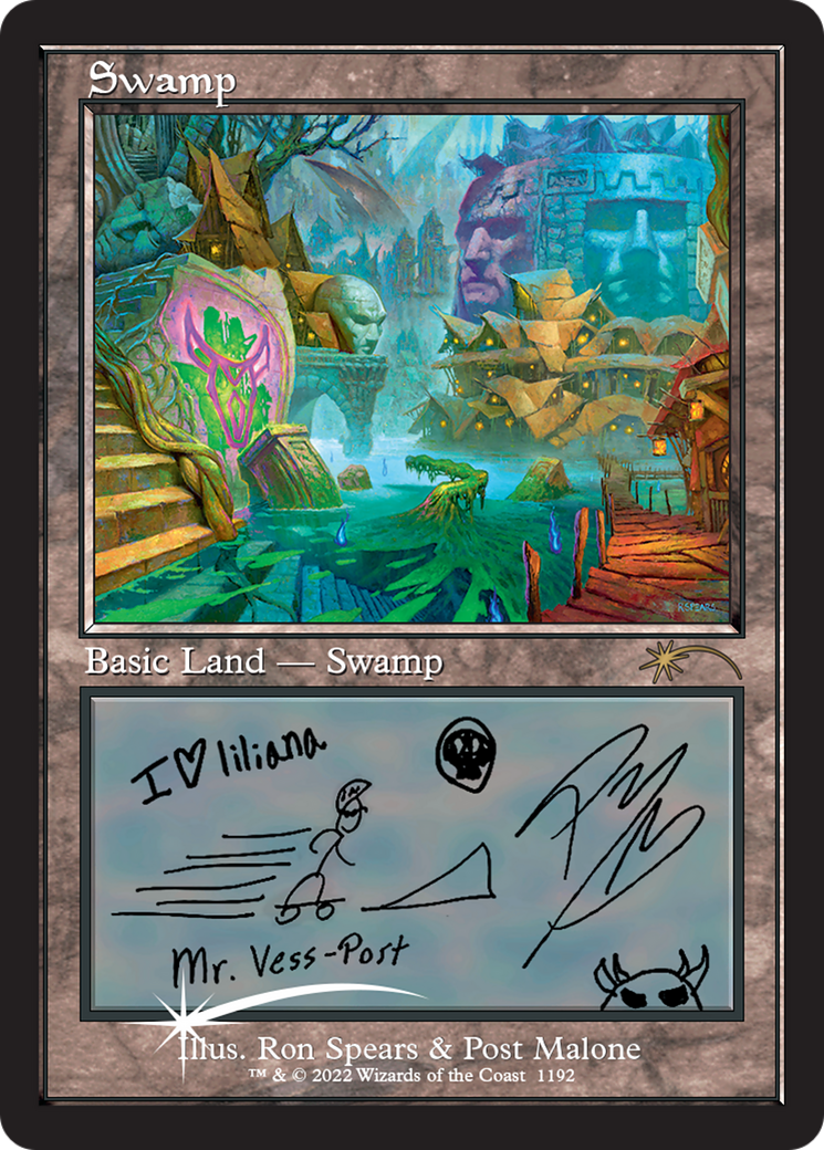 {B}[SLD 1192] Swamp (1192) [Secret Lair Drop Series]