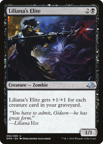 {C} Liliana's Elite [Eldritch Moon][EMN 094]