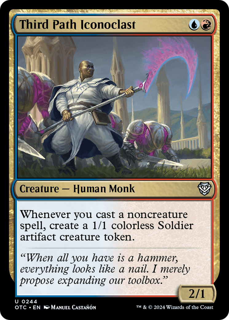 {C} Third Path Iconoclast [Outlaws of Thunder Junction Commander][OTC 244]