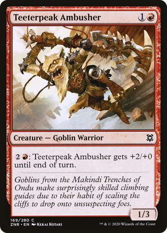 {C} Teeterpeak Ambusher [Zendikar Rising][ZNR 169]