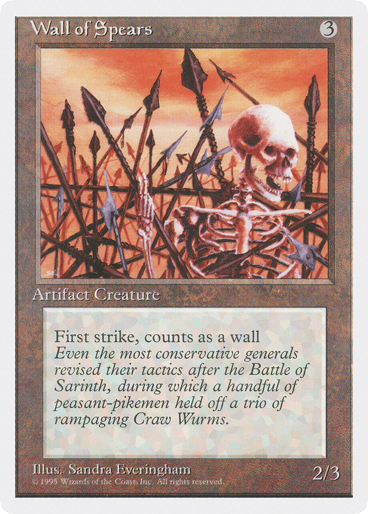 {C} Wall of Spears [Fourth Edition][4ED 356]