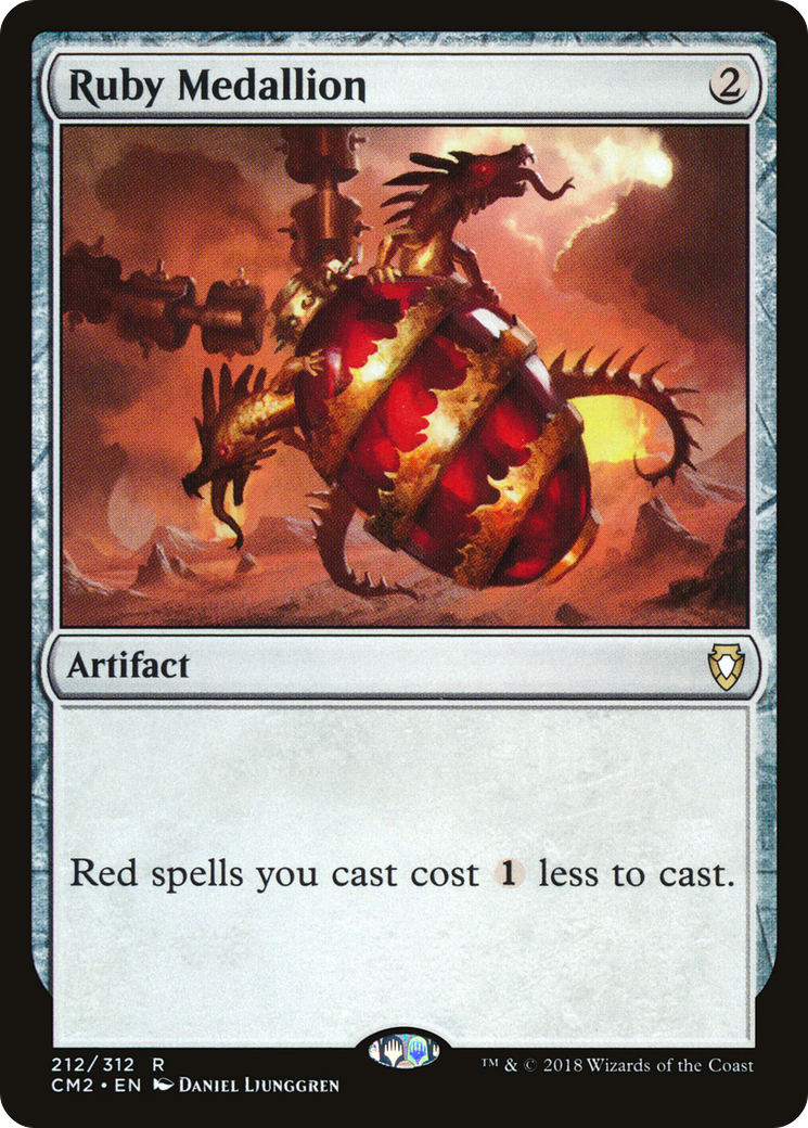 {R} Ruby Medallion [Commander Anthology Volume II][CM2 212] - Misty Mountain Games