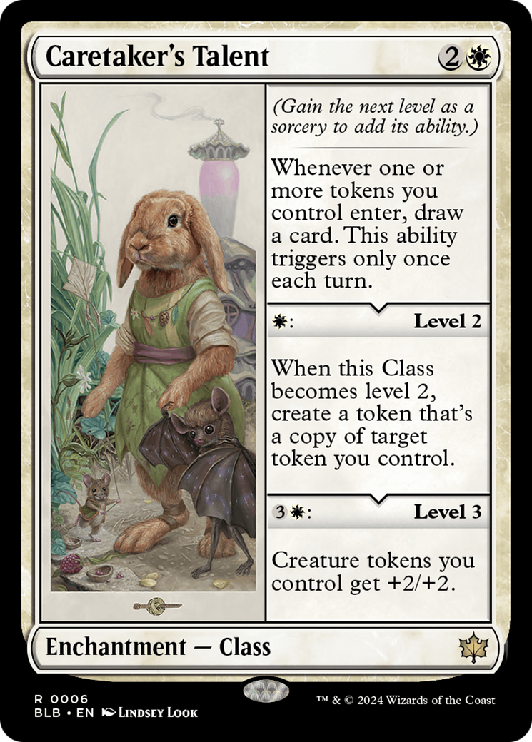 {@R} Caretaker's Talent [Bloomburrow][BLB 006]