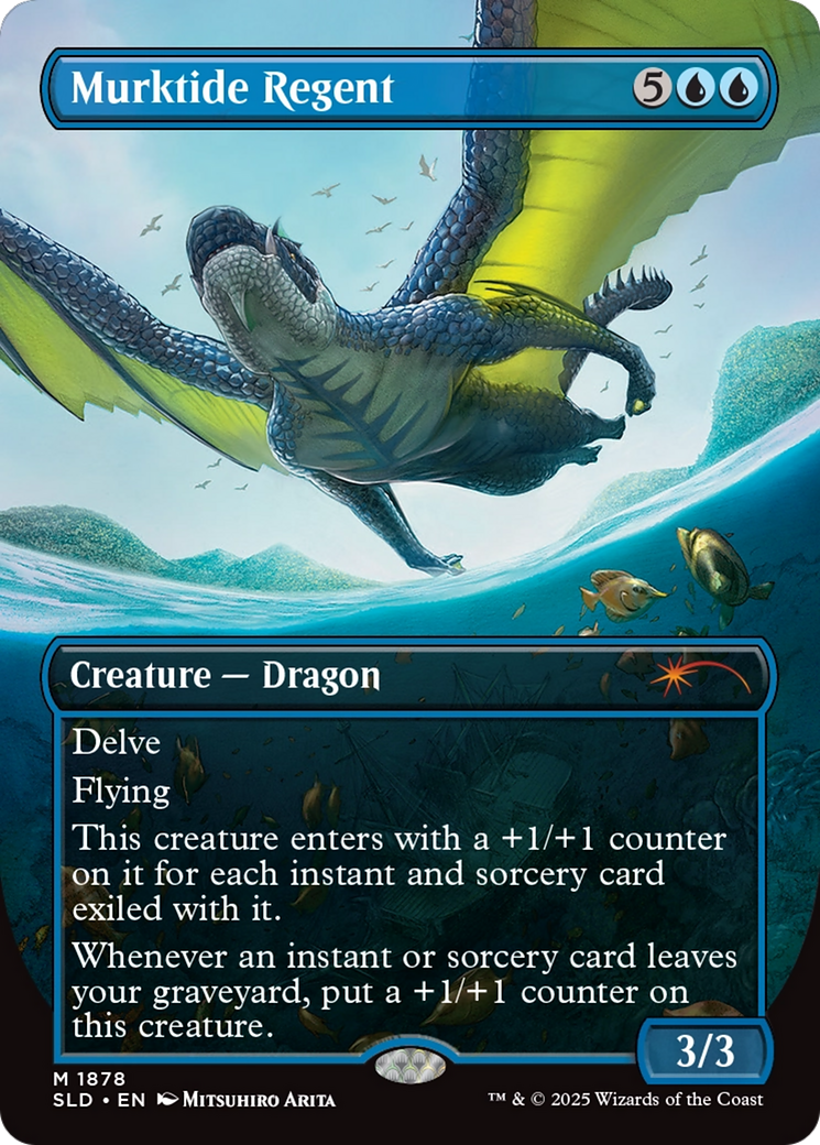 Murktide Regent [SLD-1878]  (Borderless) Foil
