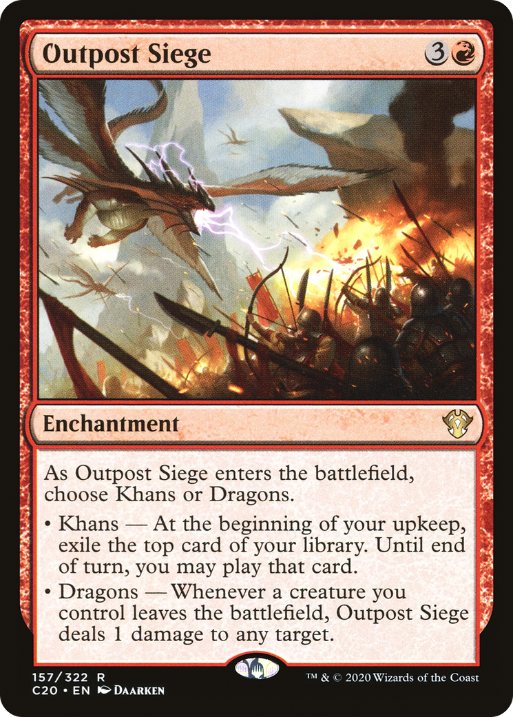 {R} Outpost Siege [Commander 2020][C20 157]