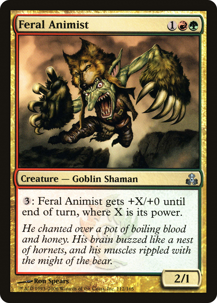 {C} Feral Animist [Guildpact][GPT 112]