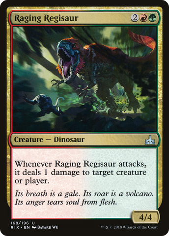 {C} Raging Regisaur [Rivals of Ixalan][RIX 168]