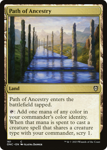 {C} Path of Ancestry [Phyrexia: All Will Be One Commander][ONC 161]