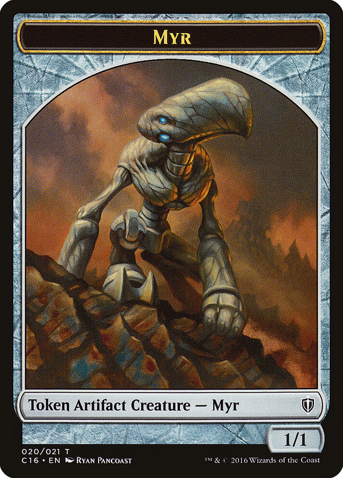 {T} Myr Token [Commander 2016 Tokens][TC16 020]