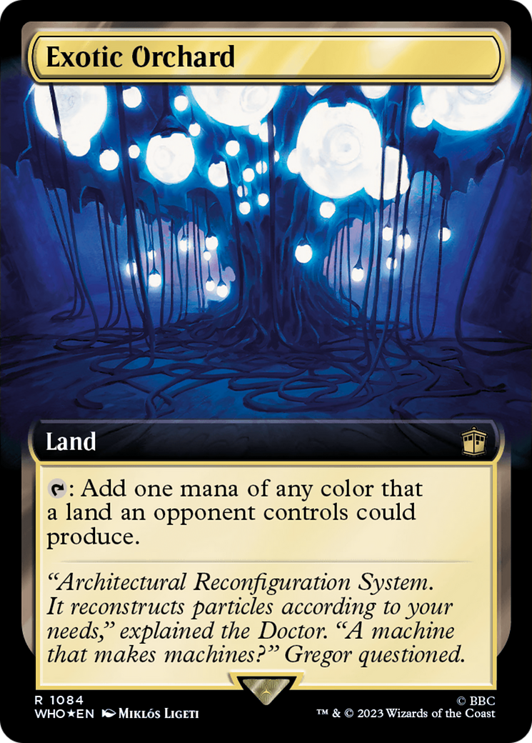 {R} Exotic Orchard (Extended Art) (Surge Foil) [Doctor Who][WHO 1084]