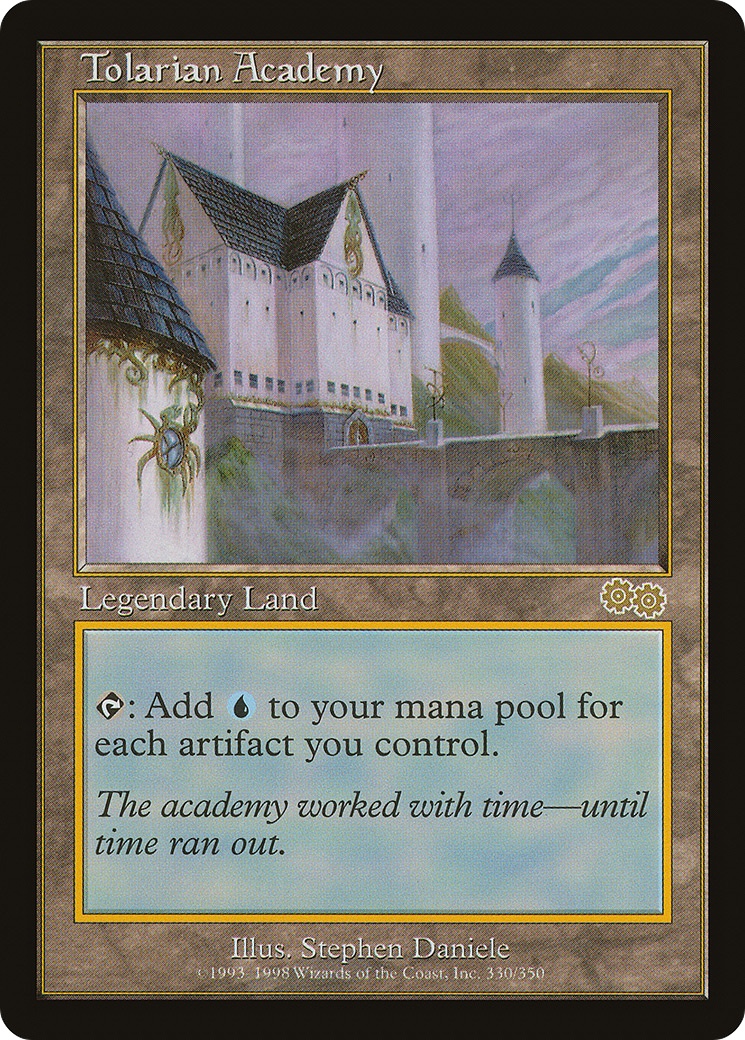 {R} Tolarian Academy [Urza's Saga][USG 330]