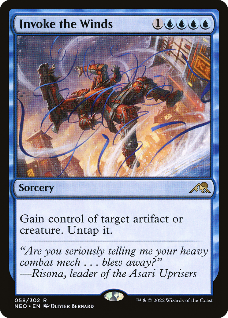 {R} Invoke the Winds [Kamigawa: Neon Dynasty][NEO 058]