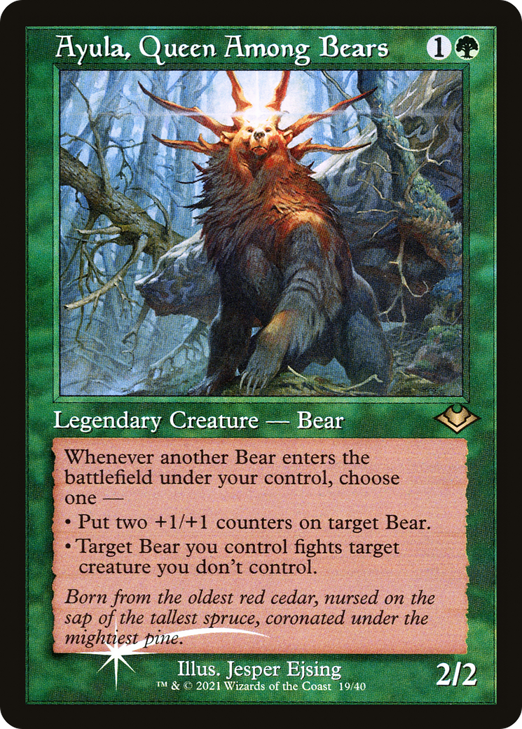 {R} Ayula, Queen Among Bears (Retro) [Modern Horizons 2][RF MH1 019]