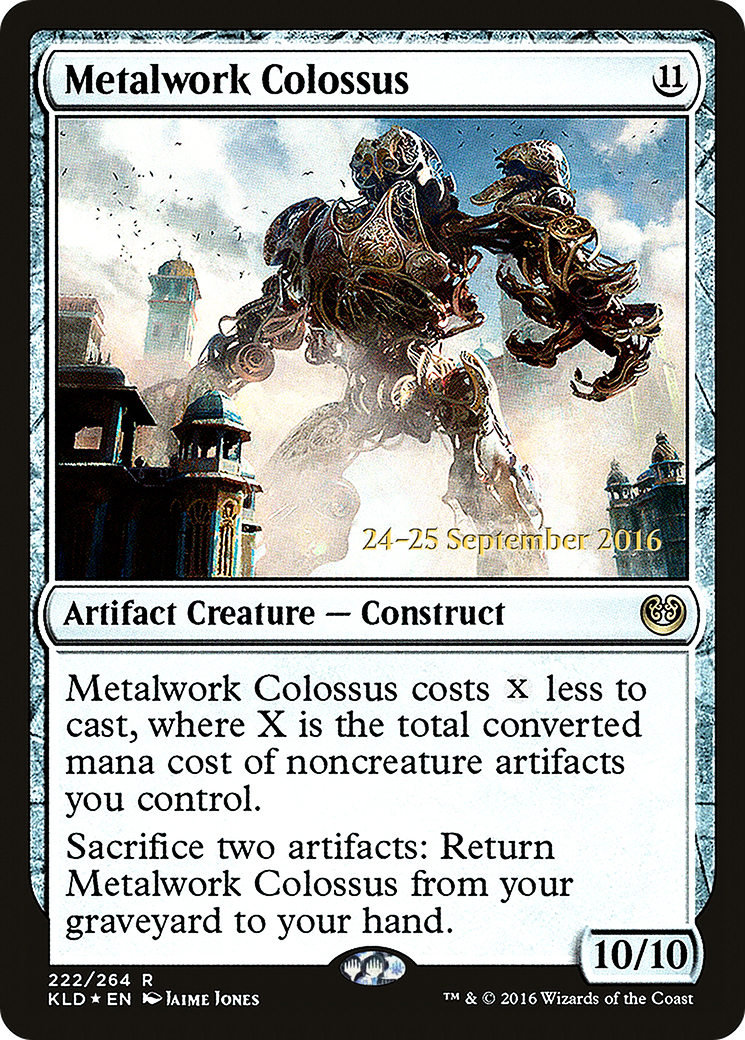 {R} Metalwork Colossus [Kaladesh Prerelease Promos][PR KLD 222]