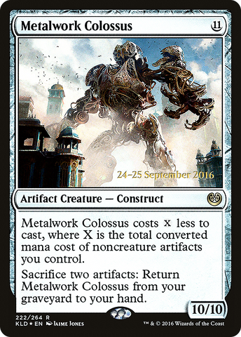 {R} Metalwork Colossus [Kaladesh Prerelease Promos][PR KLD 222]
