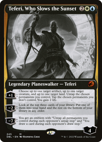 {R} Teferi, Who Slows the Sunset [Innistrad: Double Feature][DBL 245]