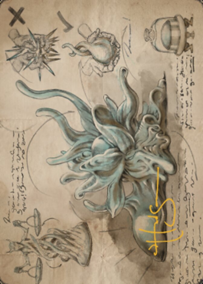 {A} Sculpting Steel Art Card (Gold-Stamped Signature) [The Brothers' War Art Series][GS ABRO 076]
