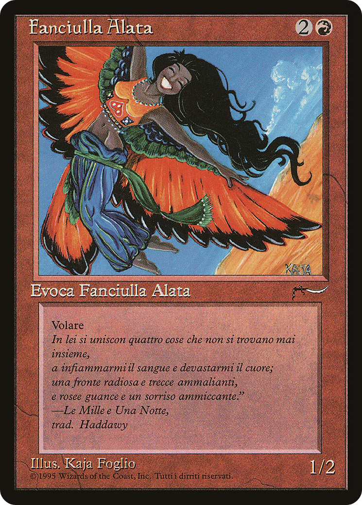 {C} Bird Maiden (Italian) - "Fanciulla Alata" [Rinascimento][RIN 072]