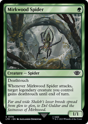 {C} Mirkwood Spider [The Lord of the Rings: Tales of Middle-Earth][LTR 178]