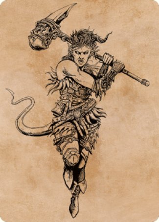{A} Karlach, Fury of Avernus Art Card (54) [Commander Legends: Battle for Baldur's Gate Art Series][ACLB 054]