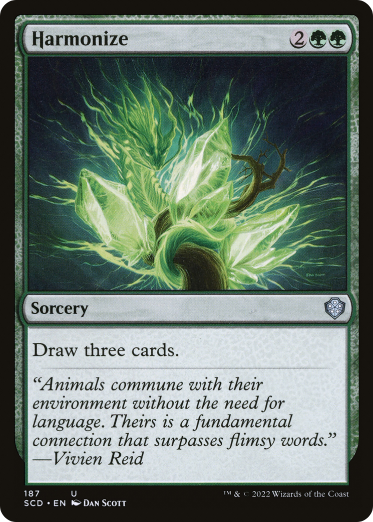 {C} Harmonize [Starter Commander Decks][SCD 187]