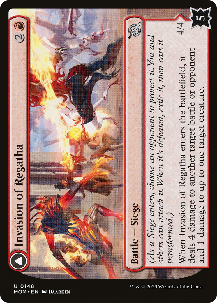 {C} Invasion of Regatha // Disciples of the Inferno [March of the Machine][MOM 148]