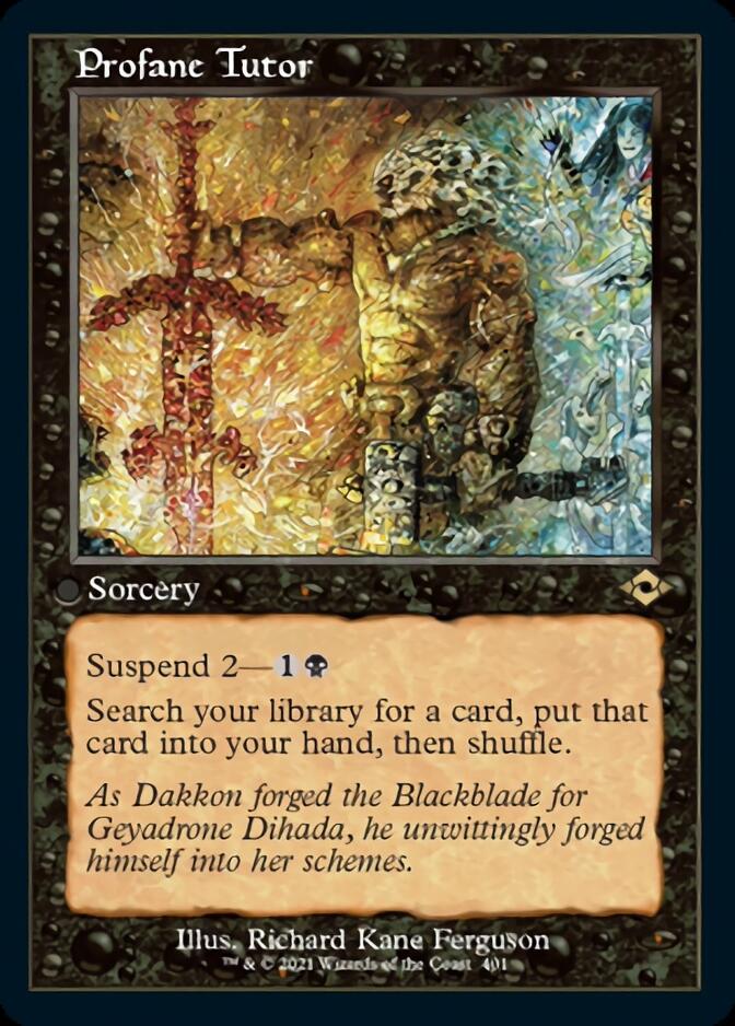{R} Profane Tutor (Retro Foil Etched) [Modern Horizons 2][RF ET MH2 401]