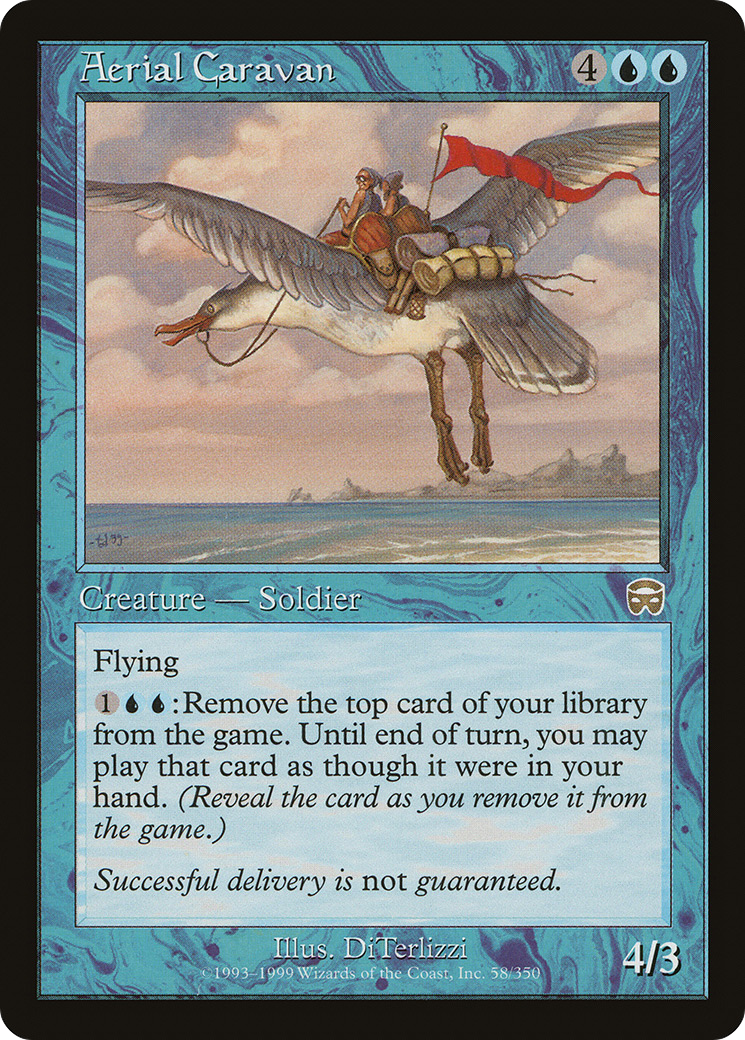 {R} Aerial Caravan [Mercadian Masques][MMQ 058]