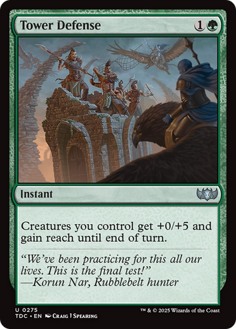 {C} Tower Defense [Tarkir: Dragonstorm Commander][TDC 275]