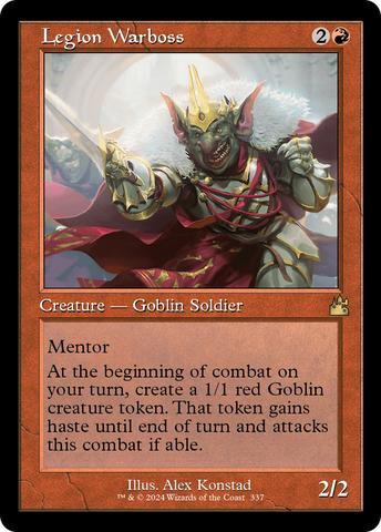 {R} Legion Warboss (Retro Frame) [Ravnica Remastered][RVR 337]