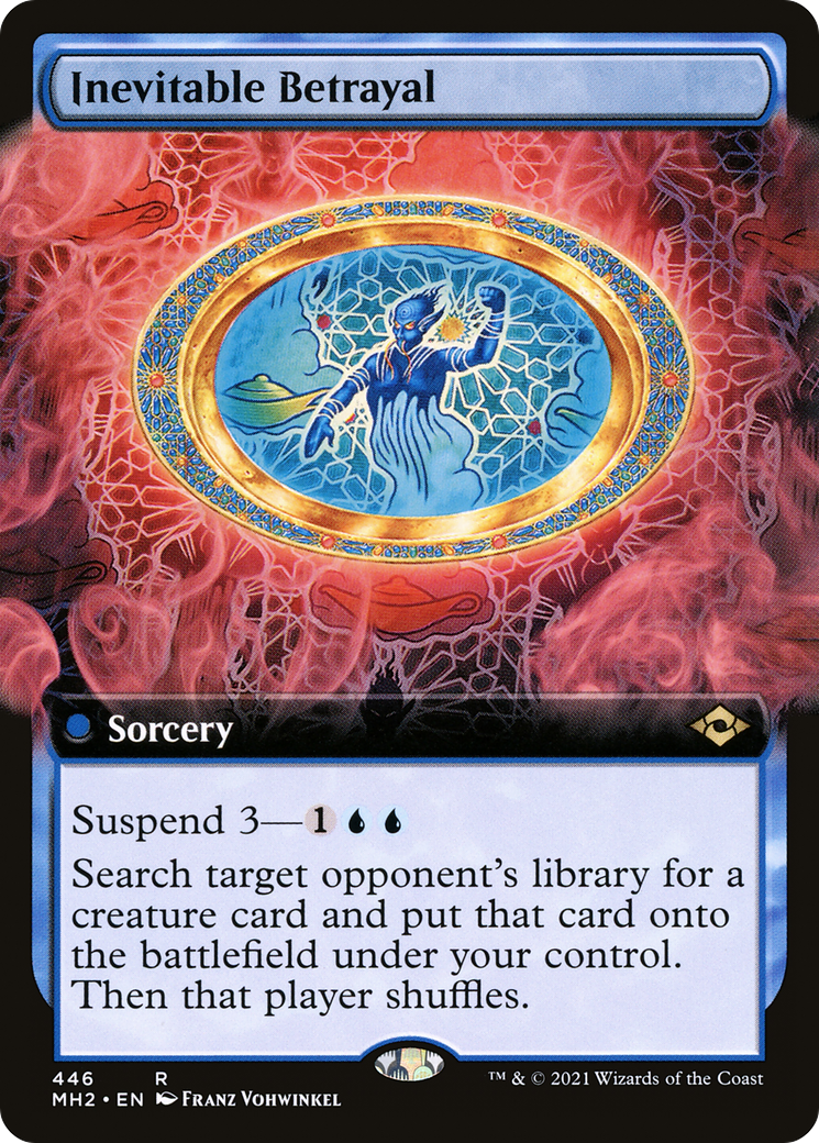 {R} Inevitable Betrayal (Extended Art): (Extended Art) [Modern Horizons 2] [MH2 446]