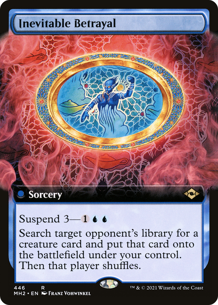 {R} Inevitable Betrayal (Extended Art) [Modern Horizons 2][MH2 446]