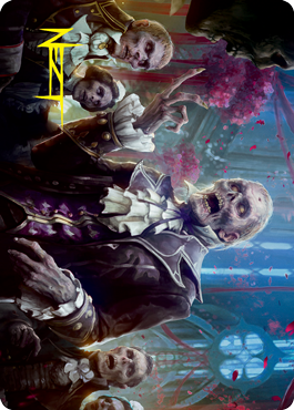 {A} Undead Butler Art Card (Gold-Stamped Signature) [Innistrad: Crimson Vow Art Series][GS AVOW 037]