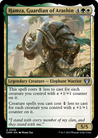 {C} Hamza, Guardian of Arashin [Commander Masters][CMM 339]