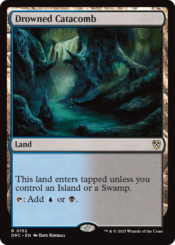 {R} Drowned Catacomb [Aetherdrift Commander][DRC 152]