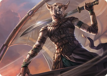 {A} Mirri, Weatherlight Duelist Art Card [Commander Masters Art Series][ACMM 028]